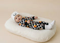 Load image into Gallery viewer, Bamboo Zip Romper | Checker Blaze
