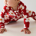Load image into Gallery viewer, Bamboo Zip Pajamas | Cherry Blossoms

