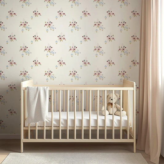 Daisie Wallpaper by Linen and Paper Design
