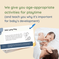 Load image into Gallery viewer, Curious Baby Gross Motor Development Cards
