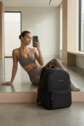 Load image into Gallery viewer, The Daily Backpack Black/Brown
