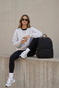 Load image into Gallery viewer, The Daily Backpack Black/Brown
