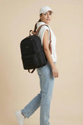 Load image into Gallery viewer, The Daily Backpack Black/Brown
