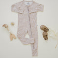 Load image into Gallery viewer, Dainty Ditsy Bamboo Zippy Romper
