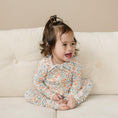 Load image into Gallery viewer, Darling Ditsy Bamboo Zippy Romper
