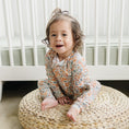 Load image into Gallery viewer, Darling Ditsy Bamboo Zippy Romper
