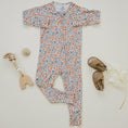Load image into Gallery viewer, Darling Ditsy Bamboo Zippy Romper
