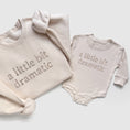 Load image into Gallery viewer, Embroidered "A Little Bit Dramatic" Mother Daughter Matching Outfits
