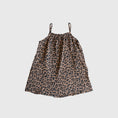 Load image into Gallery viewer, Child Muslin Sleeveless Dress | Leopard
