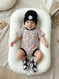 Load image into Gallery viewer, Short Sleeve Bubble Romper | Electric Drippy
