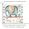 Load image into Gallery viewer, Baby Elephant - Fabric Nursery Wall Art Decals
