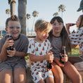 Load image into Gallery viewer, Child Terry Short Set | Cola Stripe
