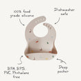 Load image into Gallery viewer, Silicone Baby Bib
