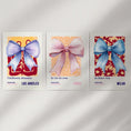 Load image into Gallery viewer, Girly Bow Wall Art Trio. Preppy Pastel Fashion Quotes Posters
