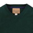 Load image into Gallery viewer, Fine Gauge V-Neck Organic Sweater with Elbow Patches - Baby
