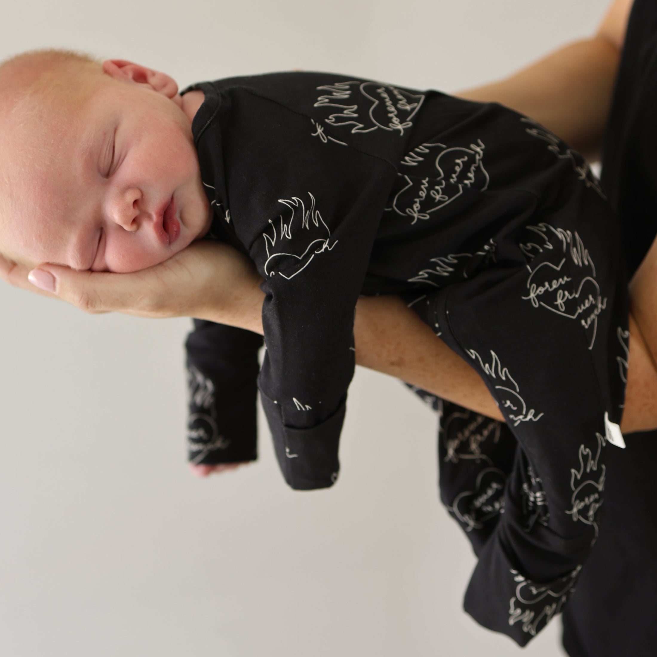 Bamboo Zip Pajamas | Flaming Hearts