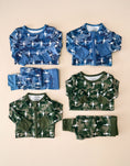 Load image into Gallery viewer, Bamboo Two Piece Set | Green Camo Bolts
