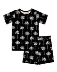 Load image into Gallery viewer, Bamboo Shorts Set | Palm Style Black
