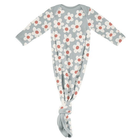 Knotted Gown - Daisy 0-3 mo