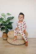 Load image into Gallery viewer, Football Print 2pc Bamboo Pajamas
