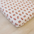 Load image into Gallery viewer, Football Print Bamboo Crib Sheet
