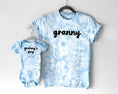 Load image into Gallery viewer, Tie Dye Personalized Grandma and Me Shirt Set
