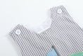 Load image into Gallery viewer, Gray Gingham Golf Shortalls
