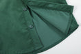 Load image into Gallery viewer, Green Corduroy Santa Dress Shirt
