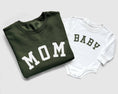 Load image into Gallery viewer, Mom, Dad and Baby Family Matching Sweatshirts in Army Green
