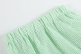 Load image into Gallery viewer, Green & White Stripe Watermelon Smocked Angel-Sleeve Dress & Bloomers
