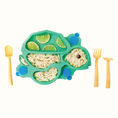 Load image into Gallery viewer, Turtle Training Plate and Utensils
