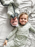 Load image into Gallery viewer, I <3 U ABC 2pc Bamboo Pajamas *Size 5 Left
