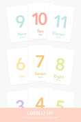 Load image into Gallery viewer, Counting Flashcards, Numbers 1 to 20
