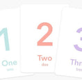 Load image into Gallery viewer, Counting Flashcards, Numbers 1 to 20
