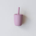 Load image into Gallery viewer, Mini Straw Cup - Silicone Straw Cup for Babies & Young Toddlers
