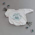 Load image into Gallery viewer, Farm Fresh Christmas Trees Sweatshirt Romper - Cream
