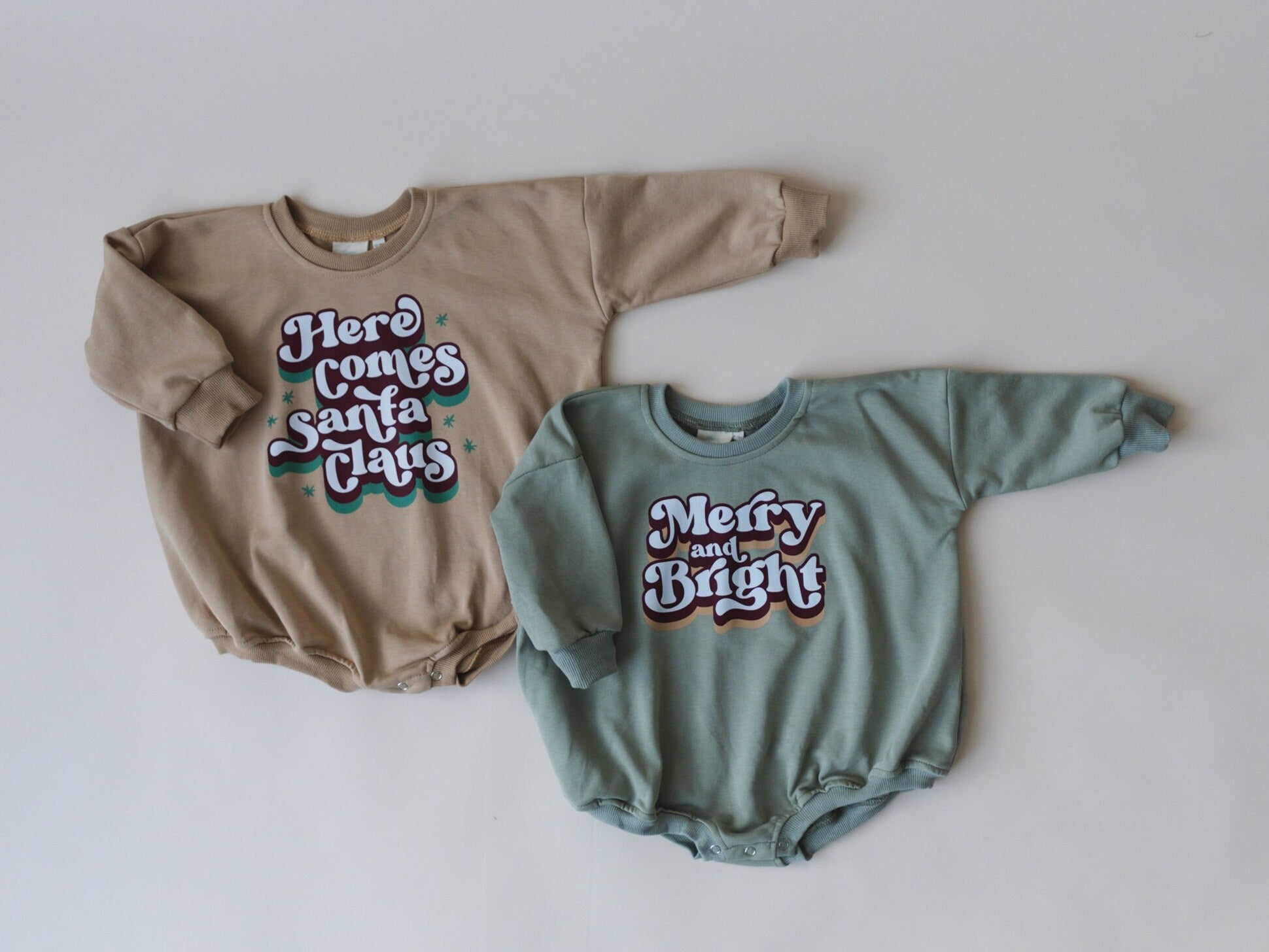 Merry and Bright Sweatshirt Romper