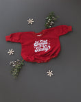 Load image into Gallery viewer, Santa Baby Sweatshirt Romper
