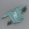 Load image into Gallery viewer, Rudolph Sweatshirt Romper
