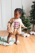 Load image into Gallery viewer, Here Comes Santa Claus Sweatshirt Romper

