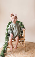 Load image into Gallery viewer, Christmas Tree Truck Sweatshirt Romper
