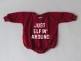 Load image into Gallery viewer, Just Elfin' Around Sweatshirt Romper
