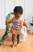 Load image into Gallery viewer, Here Comes Santa Claus Sweatshirt Romper
