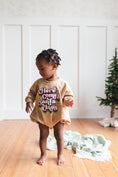 Load image into Gallery viewer, Here Comes Santa Claus Sweatshirt Romper

