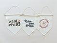 Load image into Gallery viewer, Wild Child Canvas Pennant
