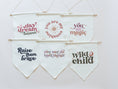 Load image into Gallery viewer, Wild Child Canvas Pennant
