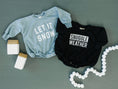 Load image into Gallery viewer, Let It Snow Sweatshirt Romper - more colors
