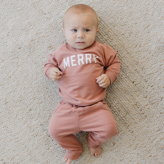 Merry Organic Cotton 2pc Jogger Set