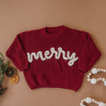 Load image into Gallery viewer, Merry Hand Embroidered Sweater
