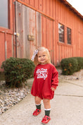 Load image into Gallery viewer, Santa Baby Sweatshirt Romper
